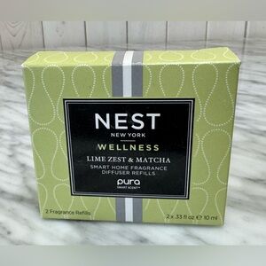 NEST x Pura Smart, Fragrance Diffuser Refills, Wellness Duo, Lime Zest & Matcha